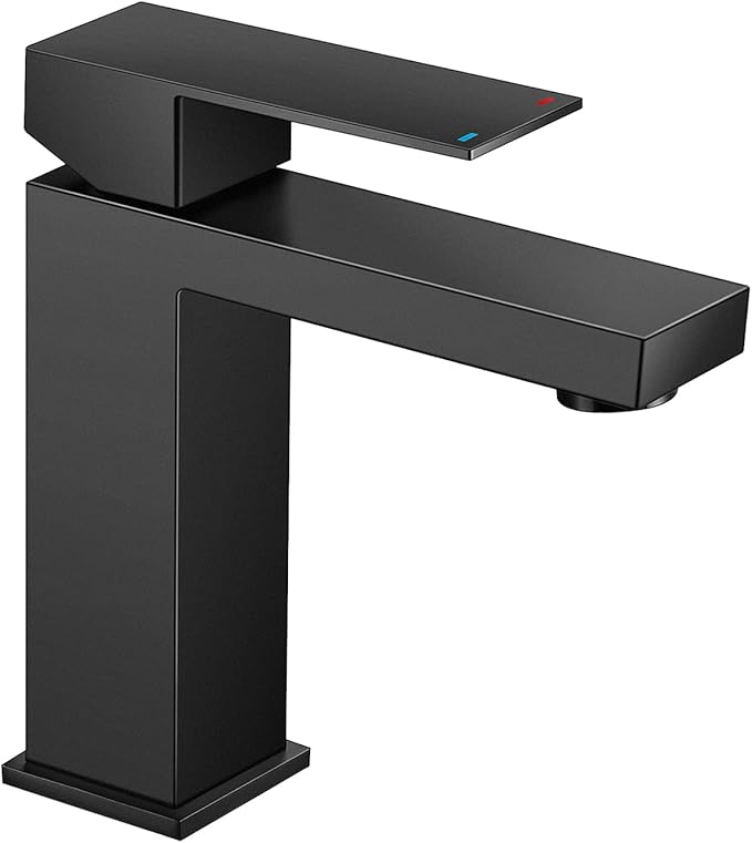 Modern single-handle bathroom faucet